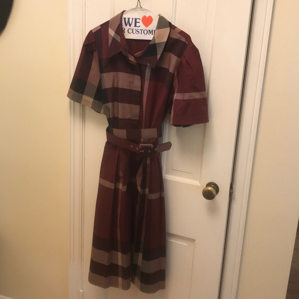 Liza lux plaid dress